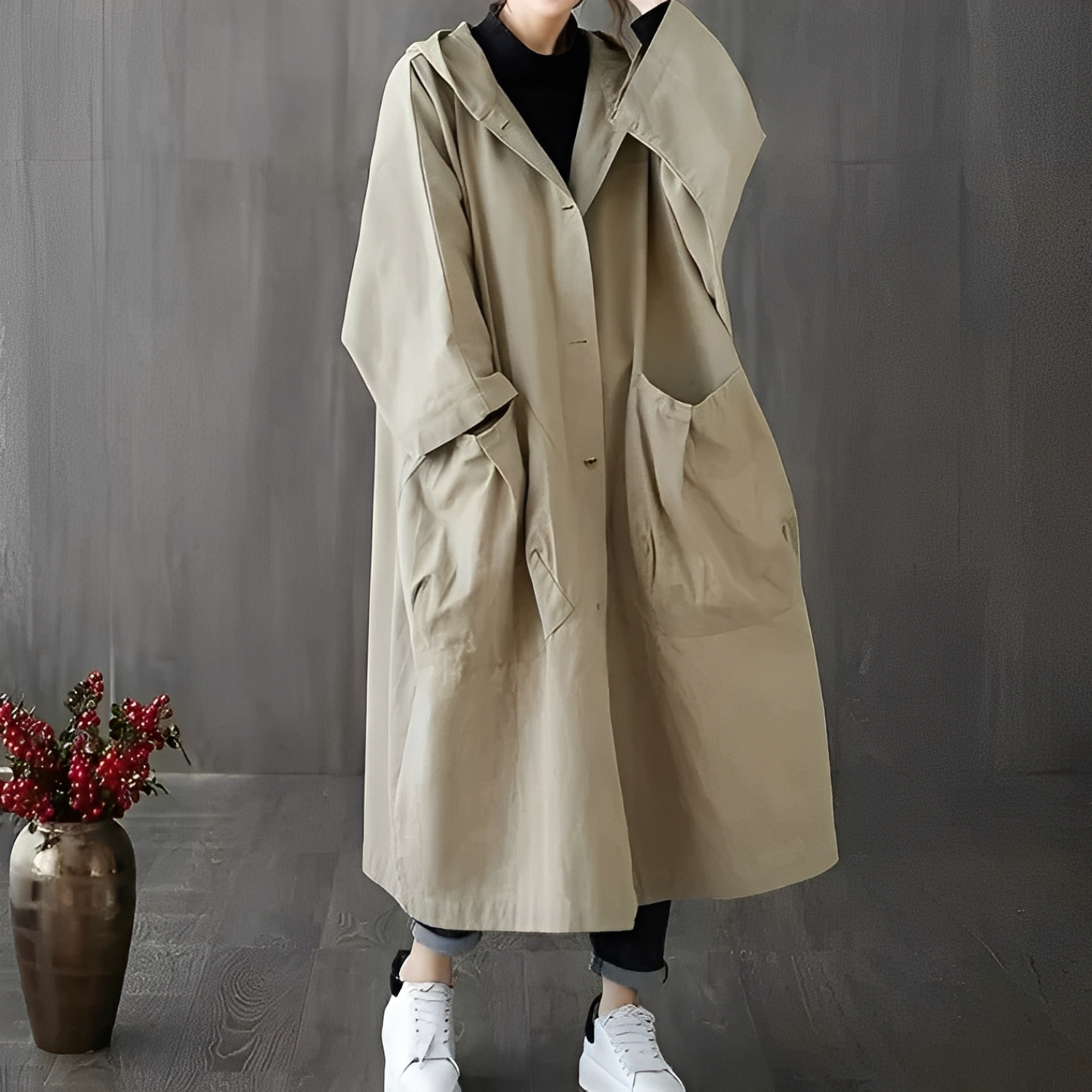 Dael - Trench-coat oversize pentru femei