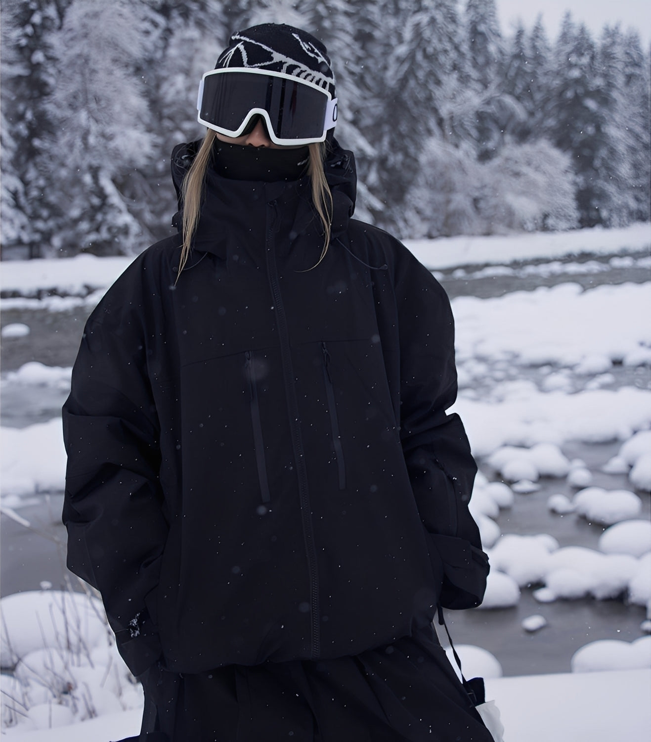 Morgan - Jachetă de schi unisex stil modern