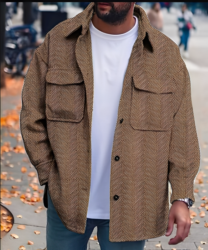 Finn – Overshirt cu Butoane pentru Bărbați