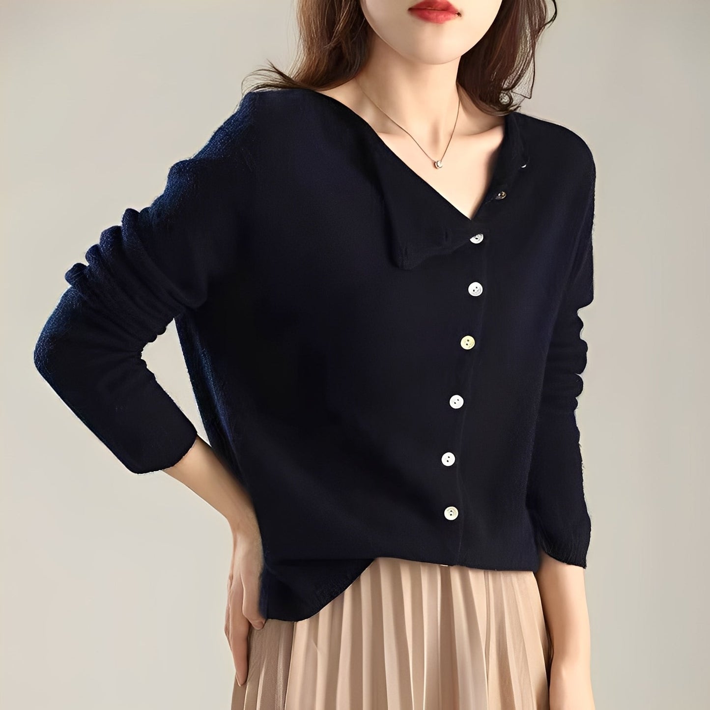 Geneva - Elegant cardigan tricotat pentru femei