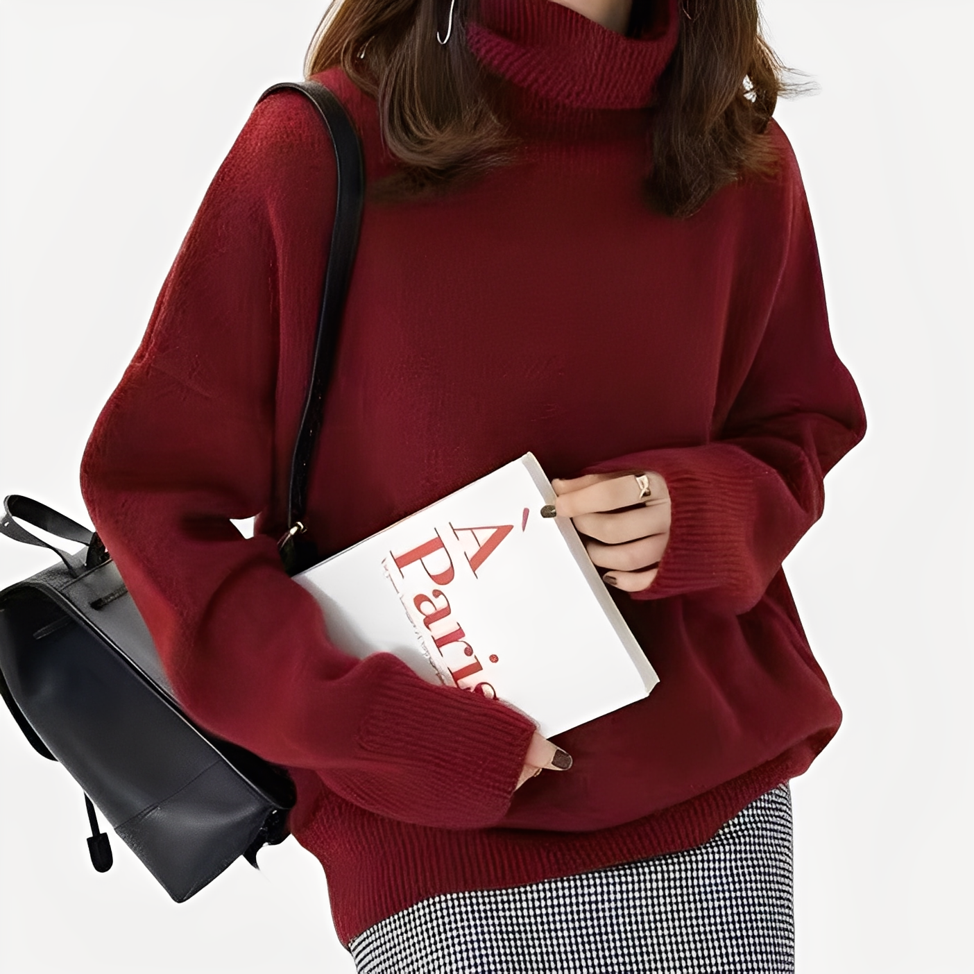 Amilia - Pulover pentru femei, elegant și confortabil, cu guler