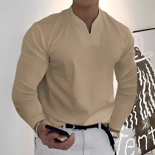 Corentin - Cămașă decontractată cu mâneci lungi pentru bărbați
