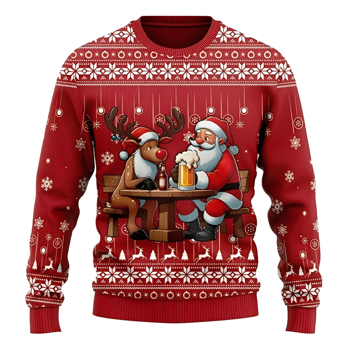 Foster - Pulover unisex de Crăciun festiv