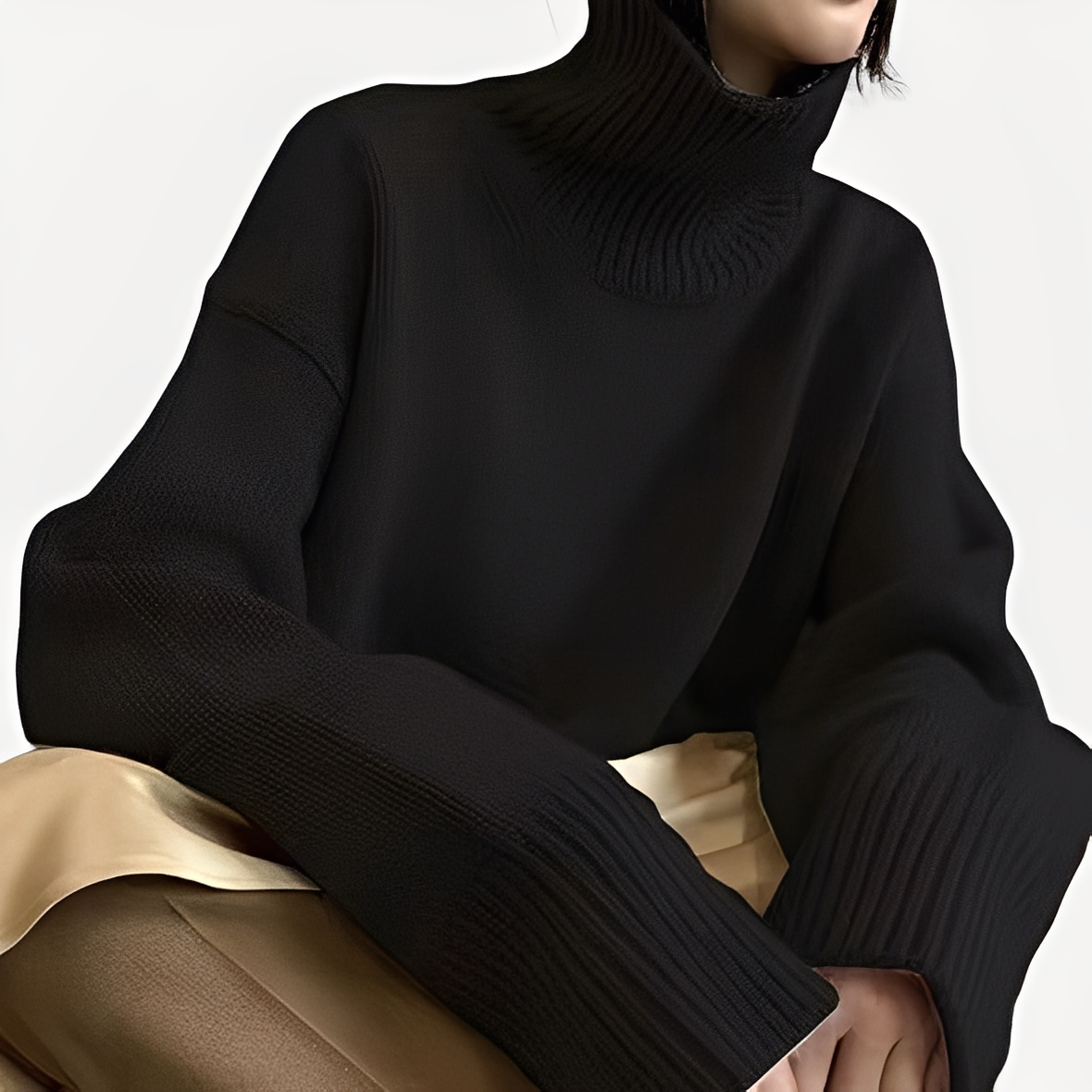 Amilia - Pulover pentru femei, elegant și confortabil, cu guler