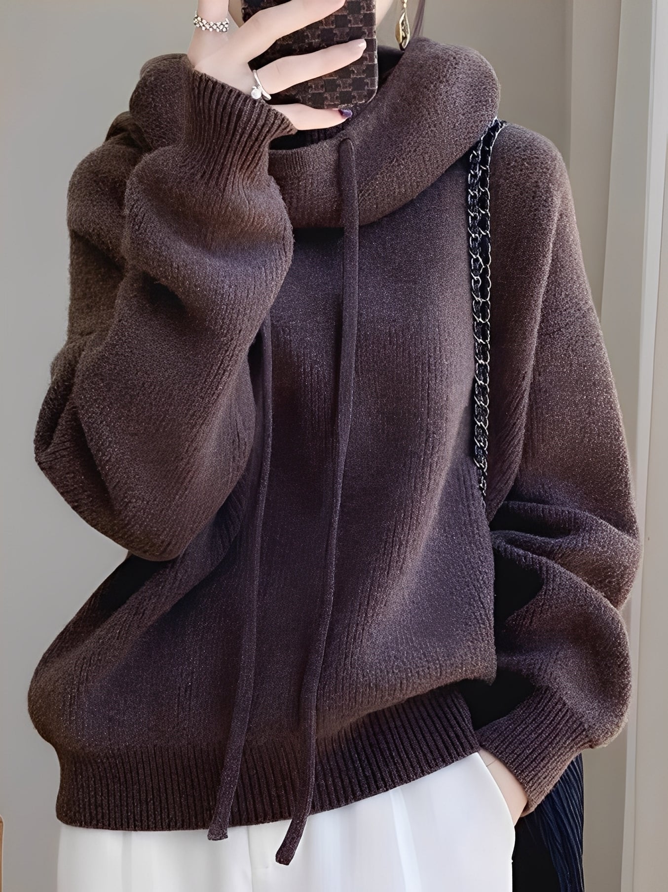 Mercia - Hanorac cu glugă elegant pentru femei