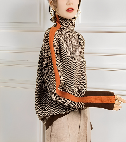 Anita - Elegant pulover cu guler rulat din cașmir pentru femei