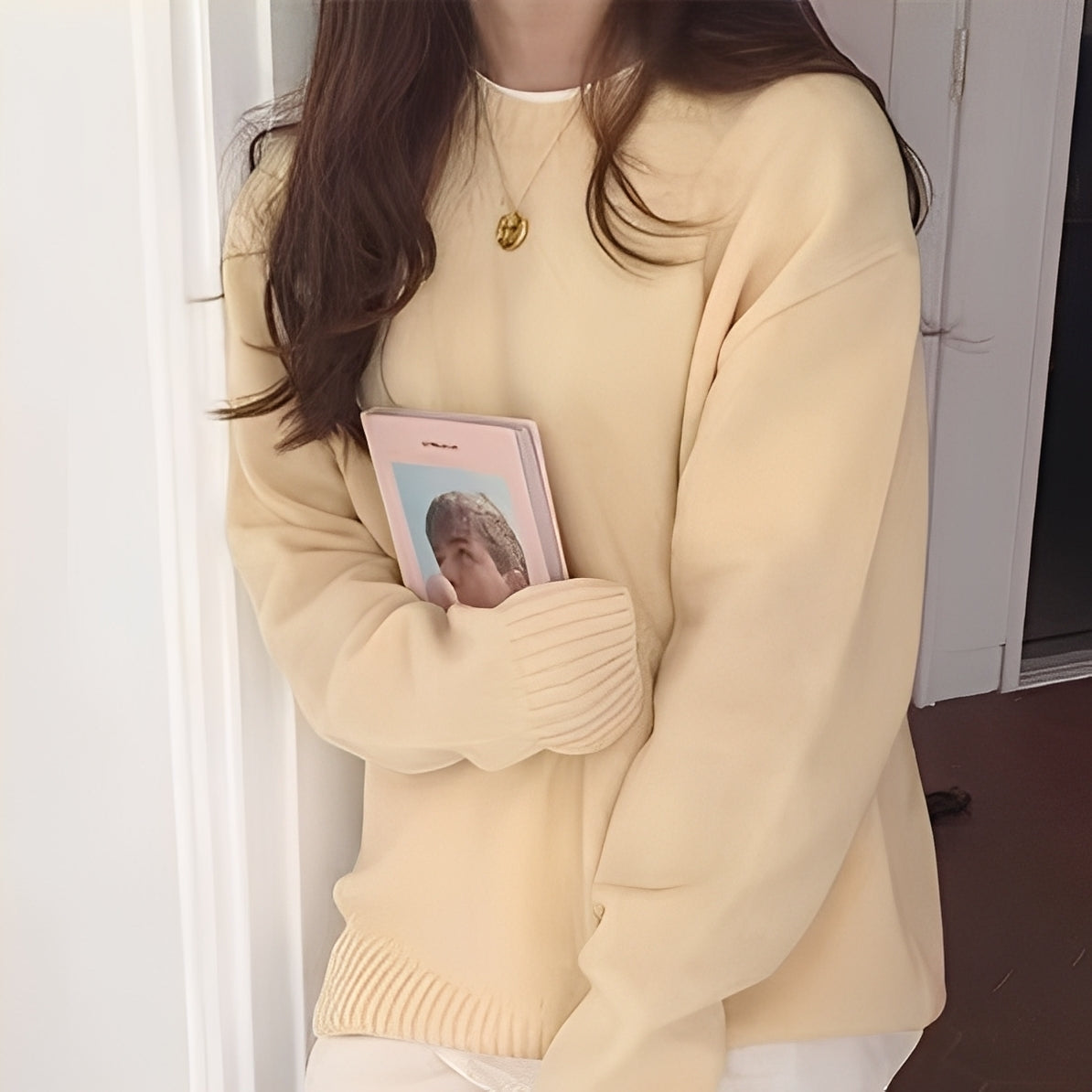 Roxanna - Pulover de damă lejer, simplu