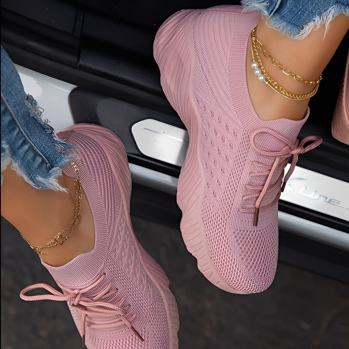 Axelle - Adidași ortopedici din plasă pentru femei