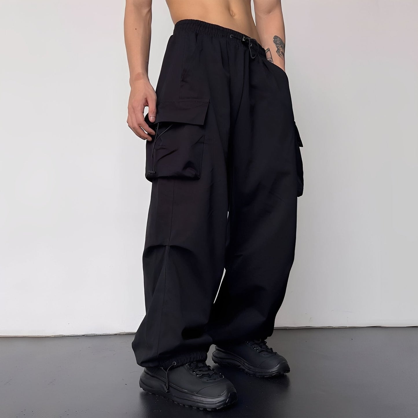 Kaleb - Pantaloni baggy cargo trendy pentru bărbați