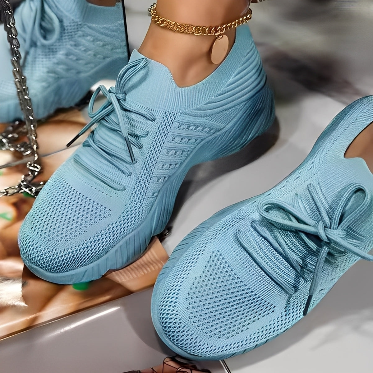 Axelle - Adidași ortopedici din plasă pentru femei