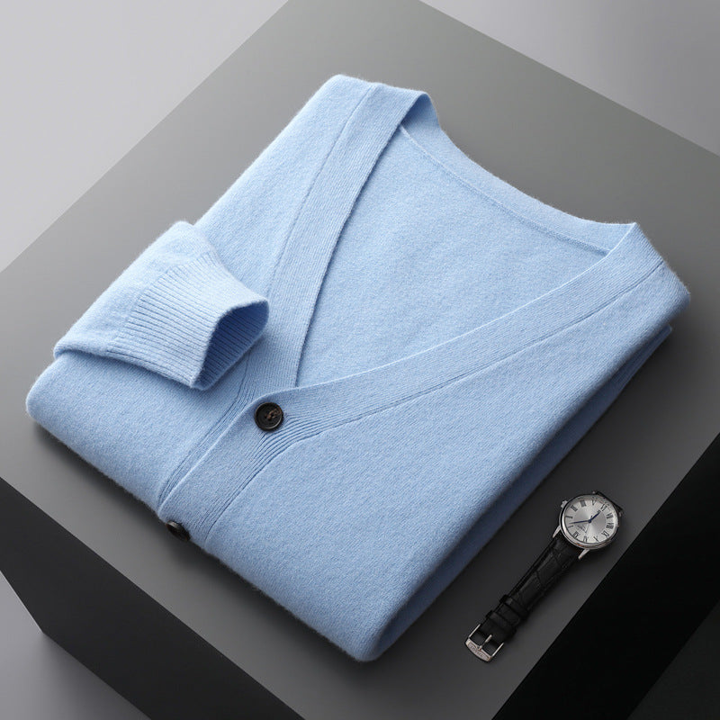 Anton - Cardigan din lână elegant pentru bărbați