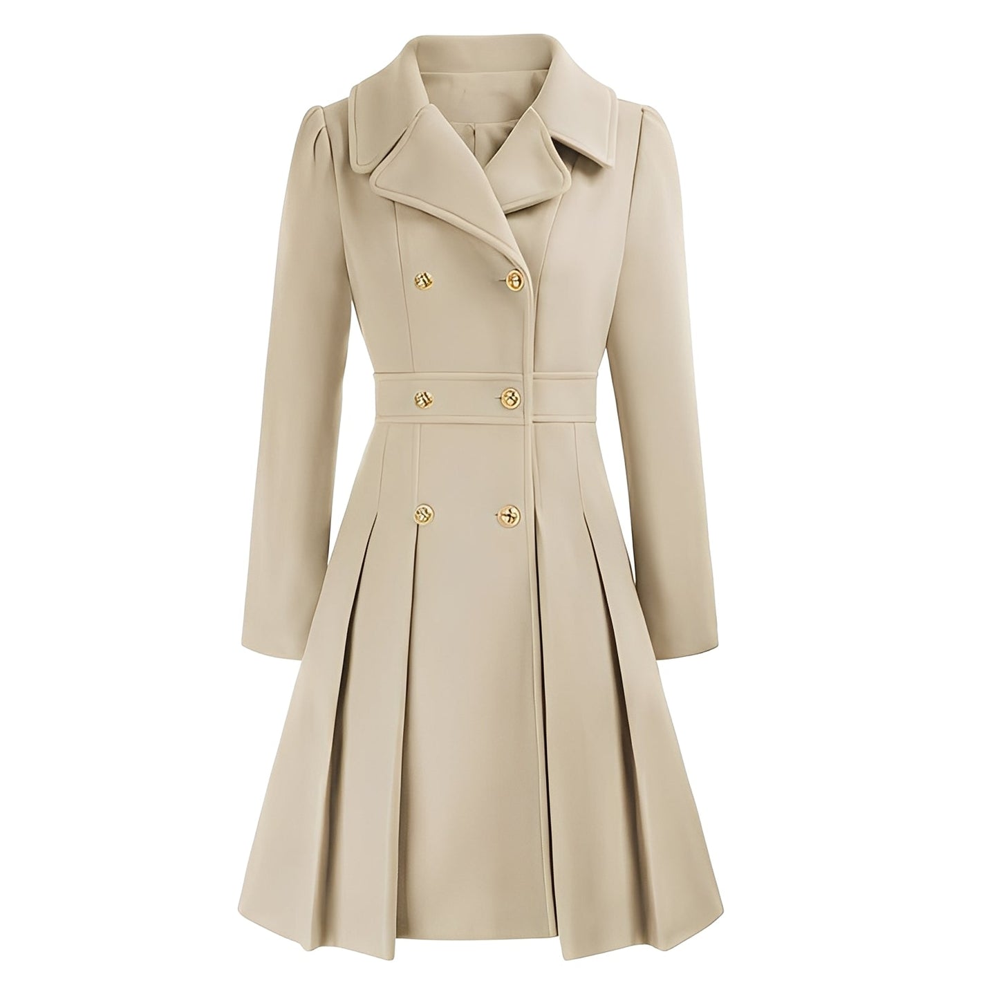 Audrey - Trench-coat ajustat pentru femei