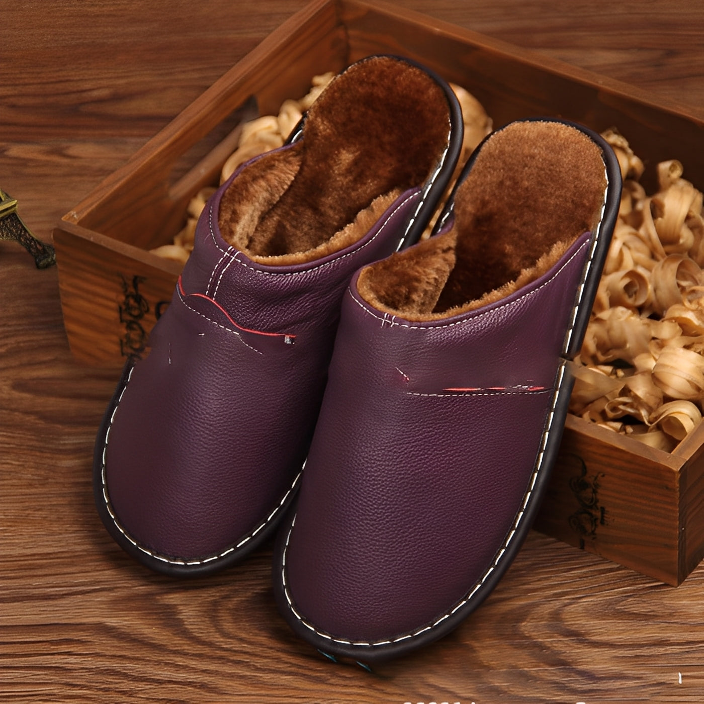 Xavier - Sandale calde din bumbac pentru bărbați