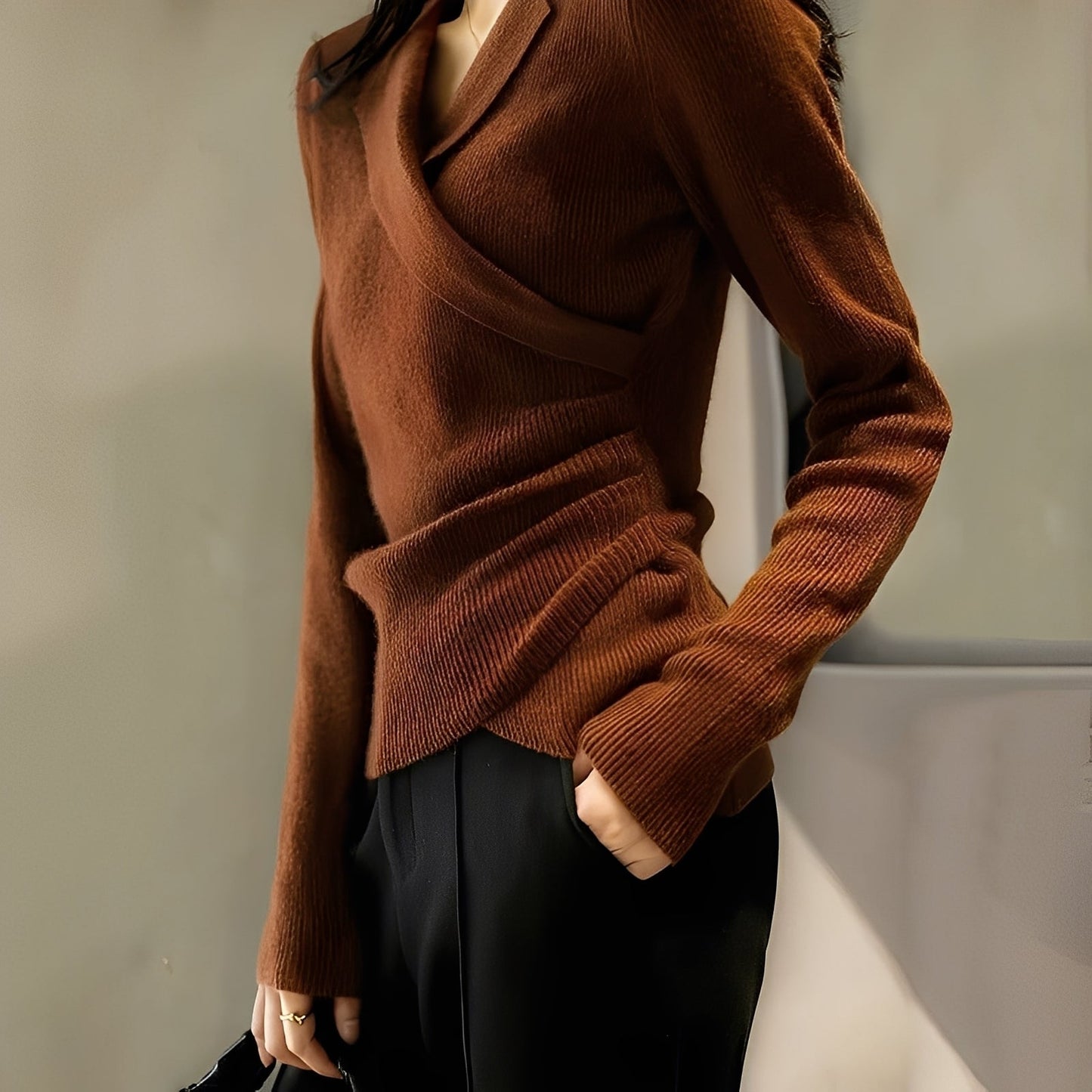 Yara - Elegant pulover cu mâneci lungi pentru femei