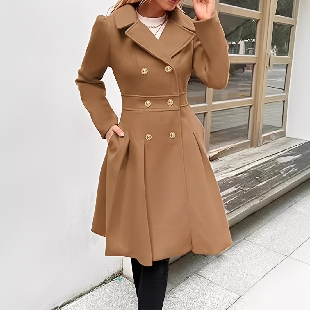 Audrey - Trench-coat ajustat pentru femei