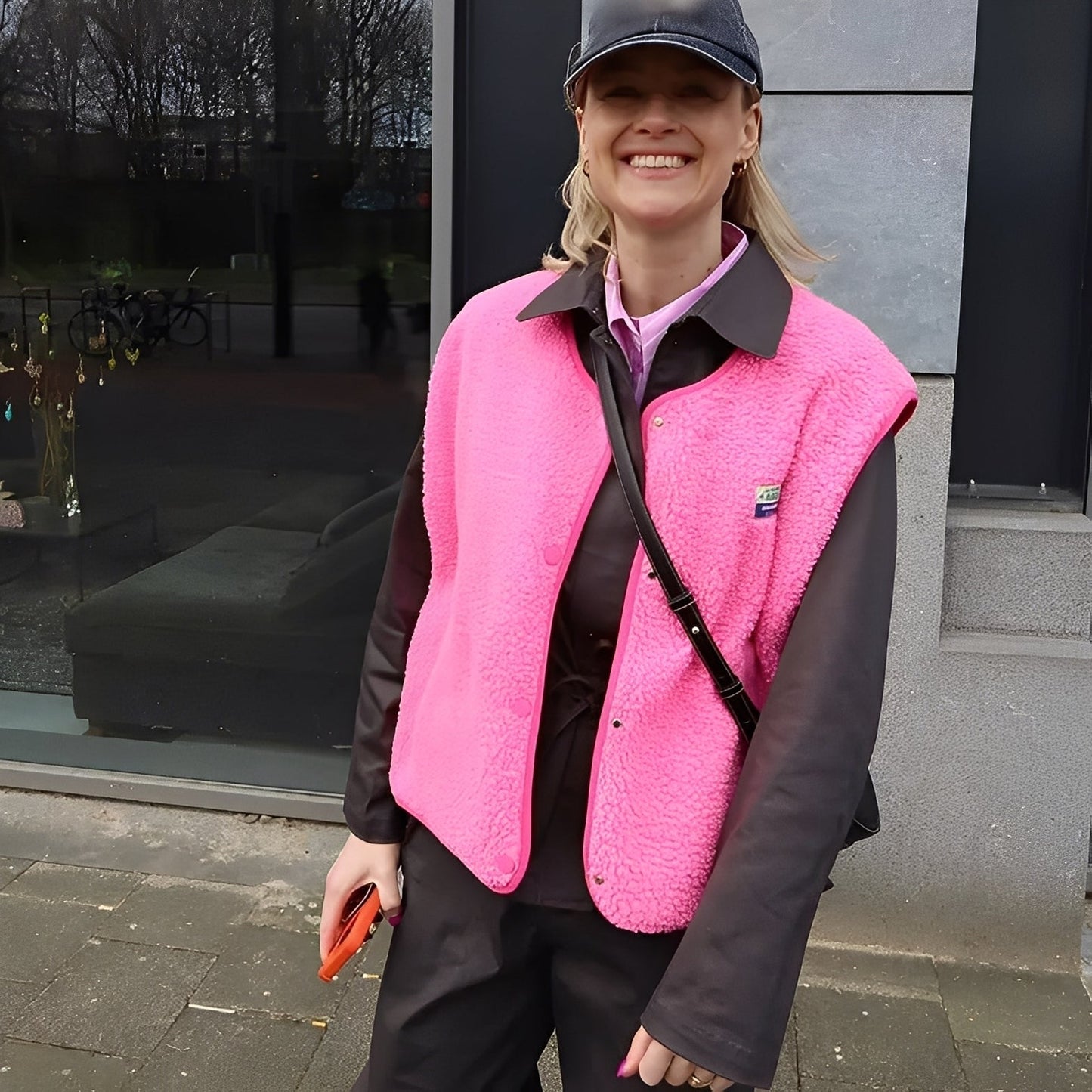 Bénédicte - Vestă confortabilă din polar pentru femei