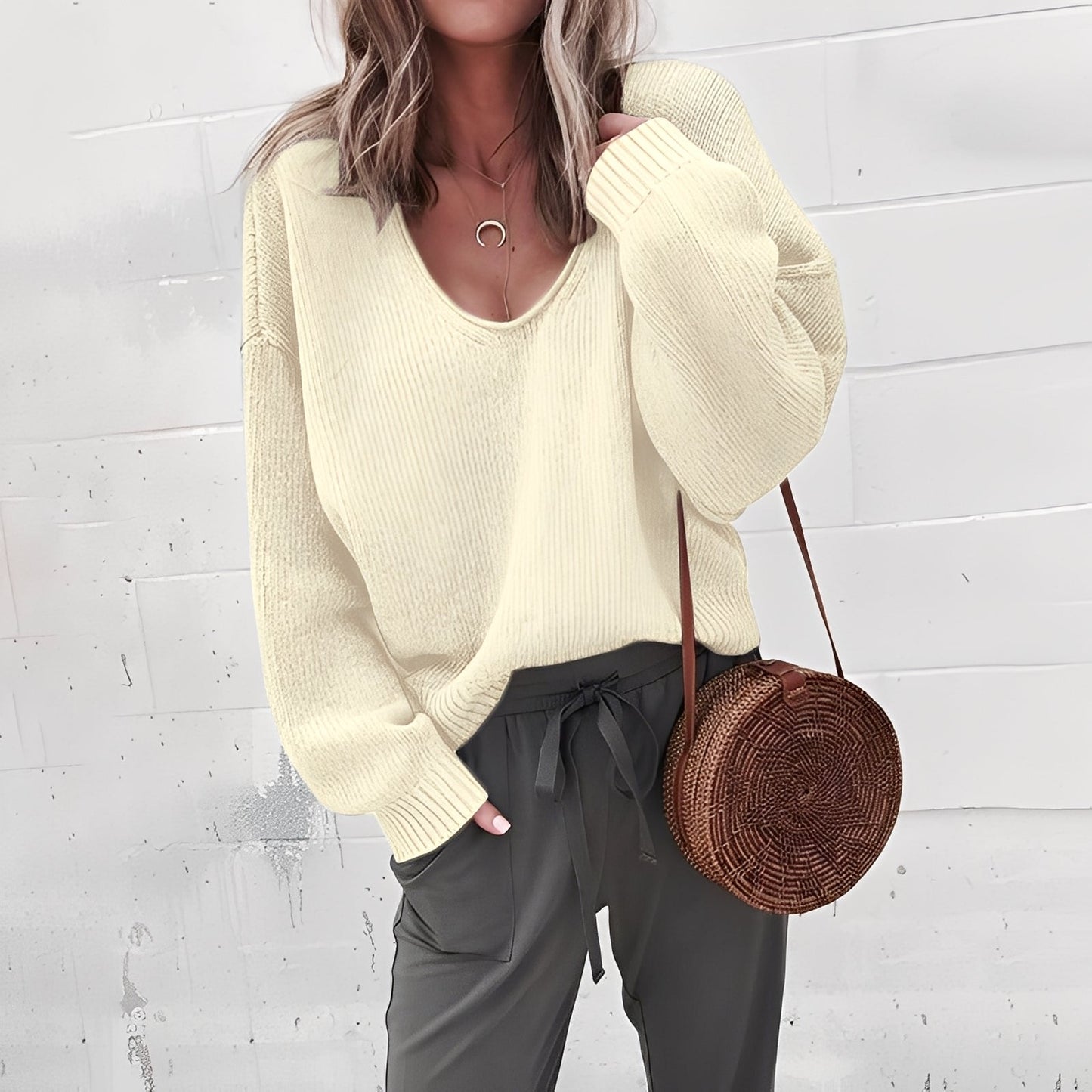 Kaylen - Pulover relaxat pentru doamne