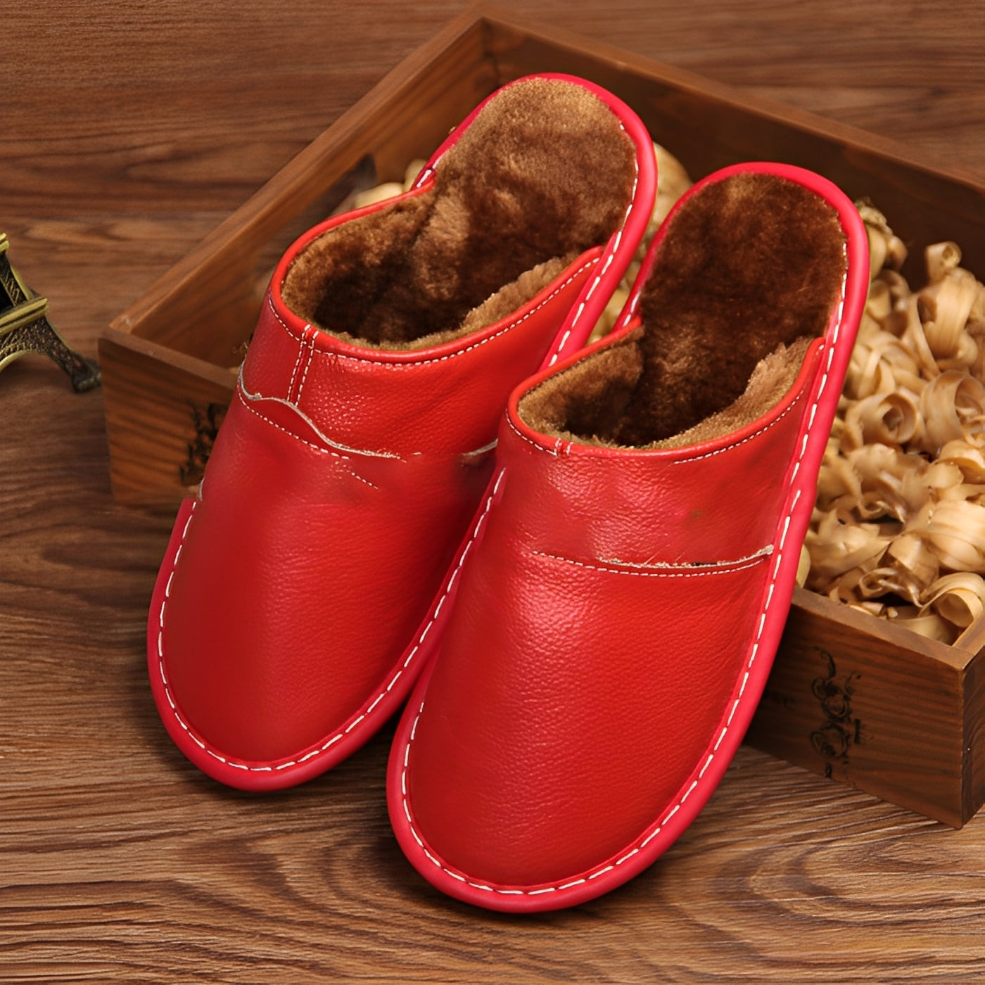 Xavier - Sandale calde din bumbac pentru bărbați