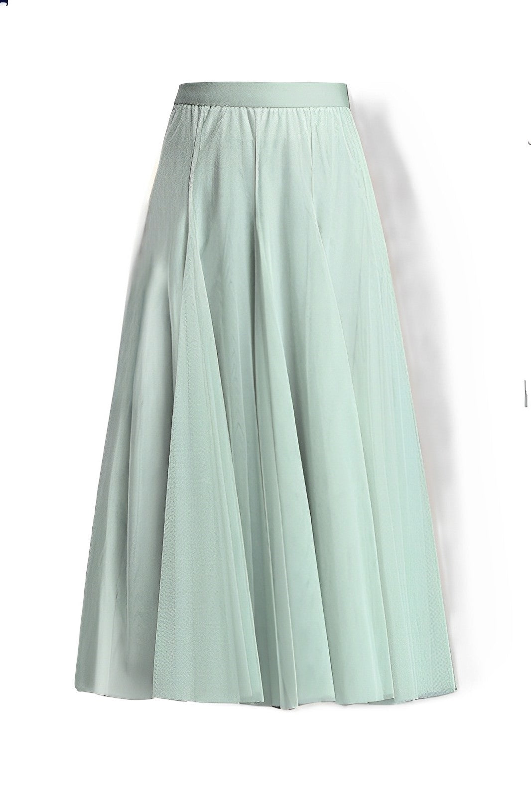 Maleah – Fustă midi pliată din material de plasă