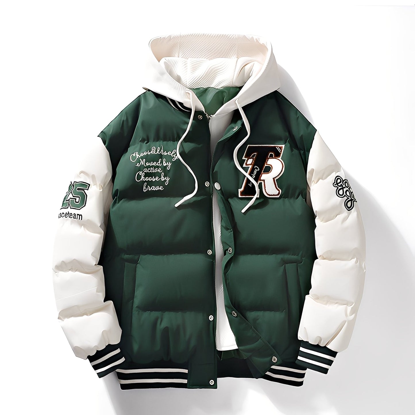 Xander - Geacă cu glugă de iarnă pentru bărbați