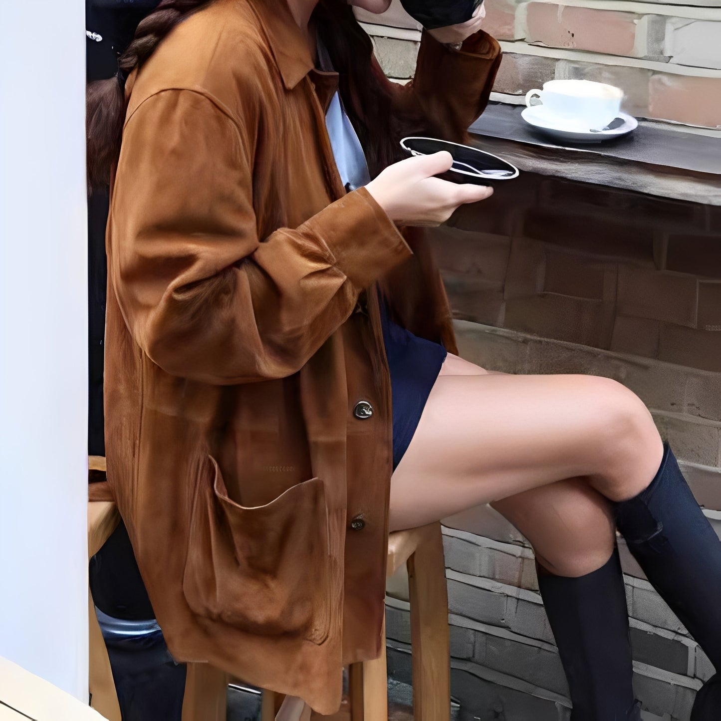 Armelle - Veste suplă cu buzunare aplicate pentru femei