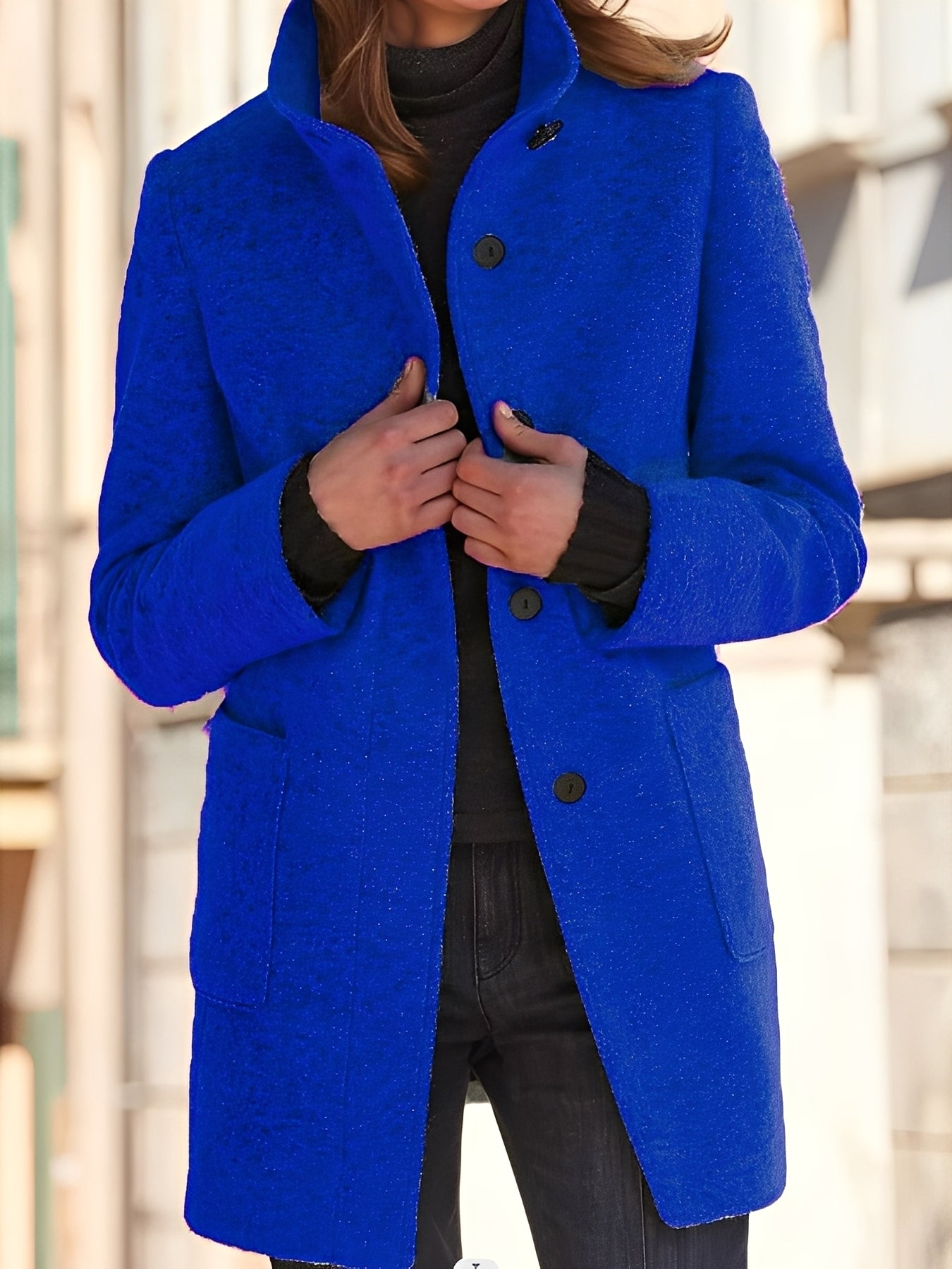 Julissa - Manta de iarnă caldă cu buzunar pentru femei