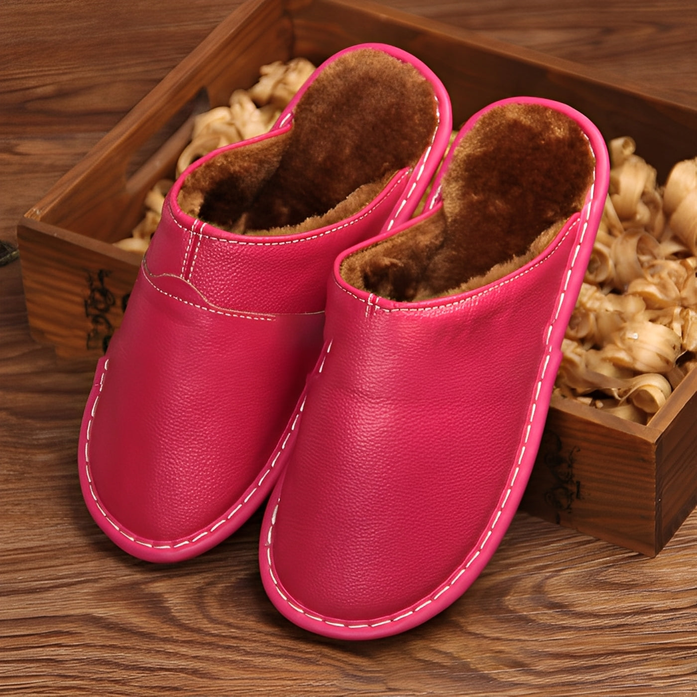 Xavier - Sandale calde din bumbac pentru bărbați