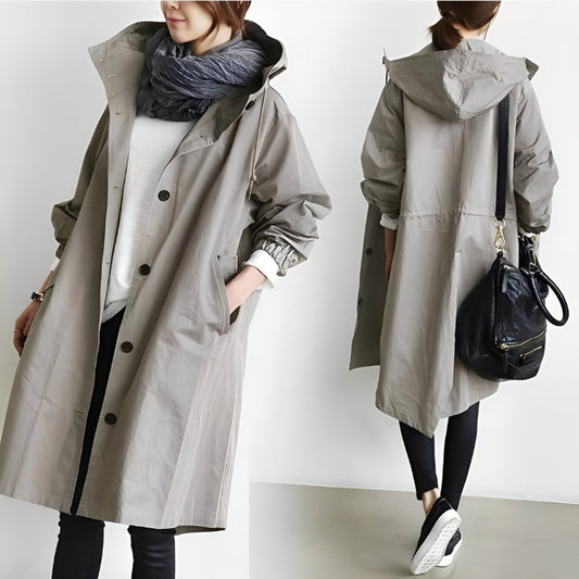 Alicia - Trench-coat cu glugă pentru femei