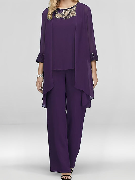 Nathalie - Elegant ansamblu trei piese pentru femei