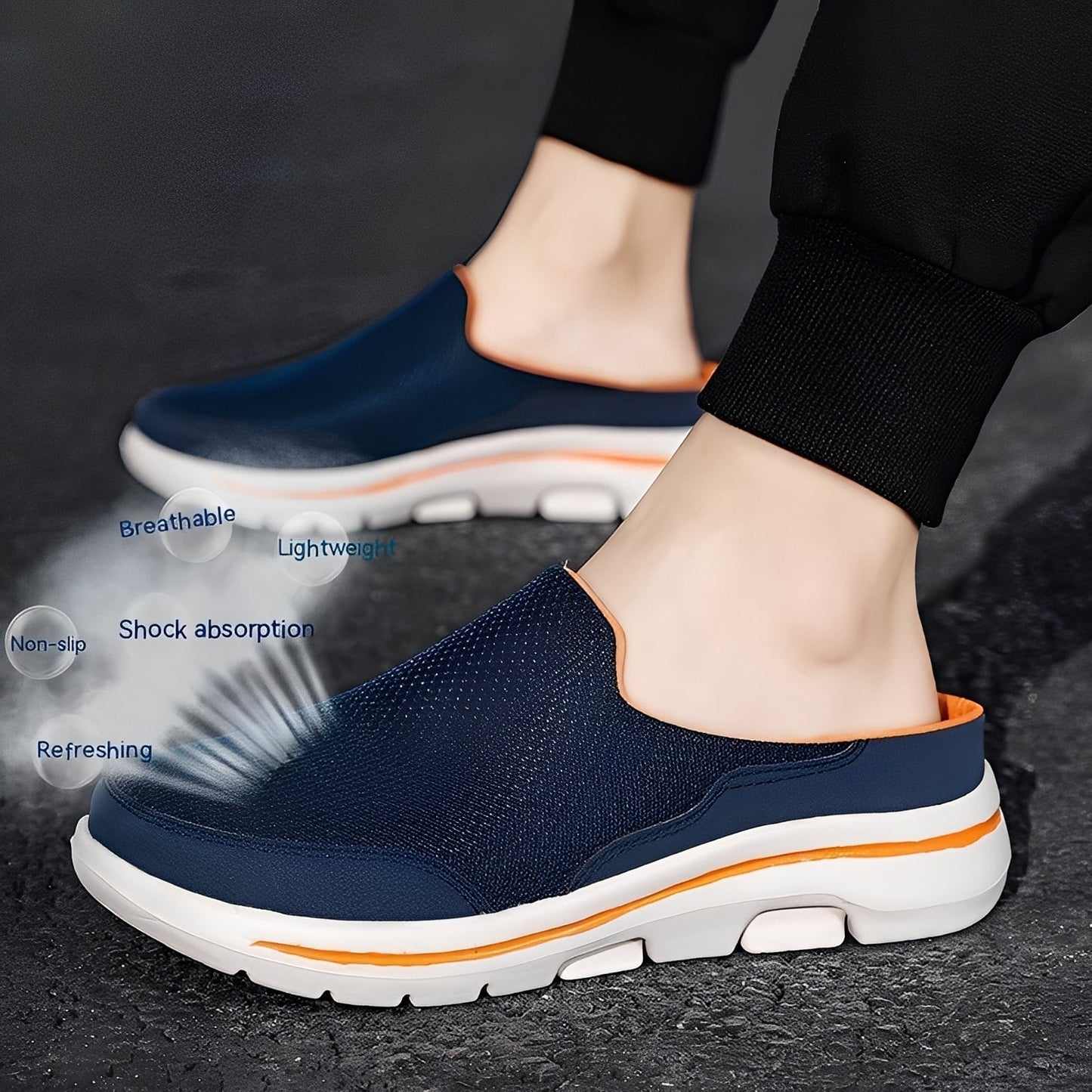 Harrison - Pantofi ușori de încălțat cu talpă căptușită