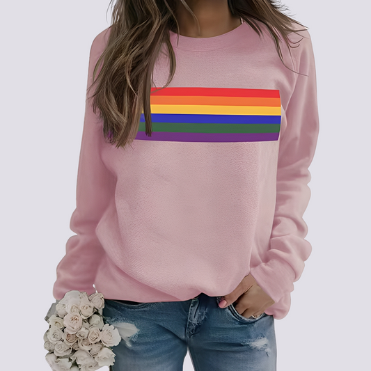 Roseann - Pulover modern cu modele colorate pentru femei