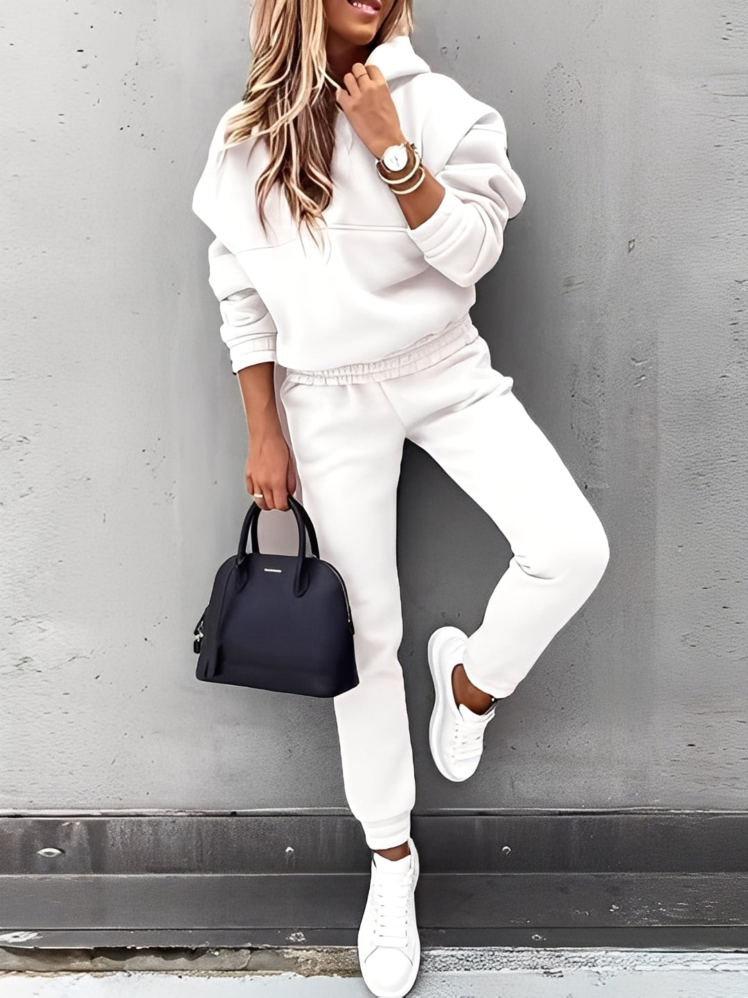 Dianna - Set de jogging pentru femei cu glugă, stilizat