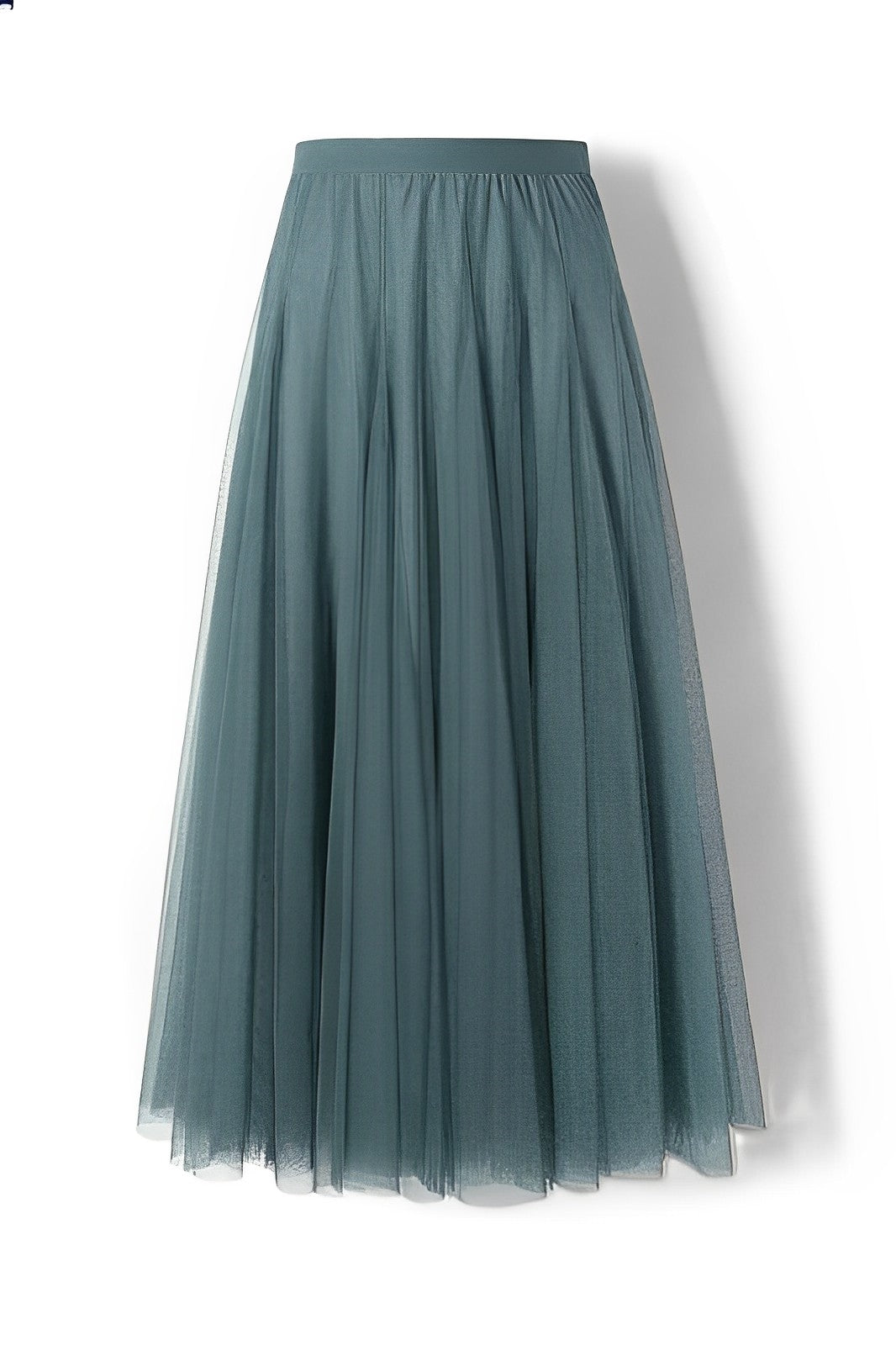 Maleah – Fustă midi pliată din material de plasă