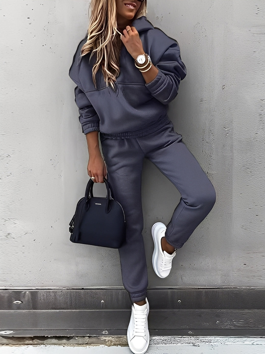 Dianna - Set de jogging pentru femei cu glugă, stilizat