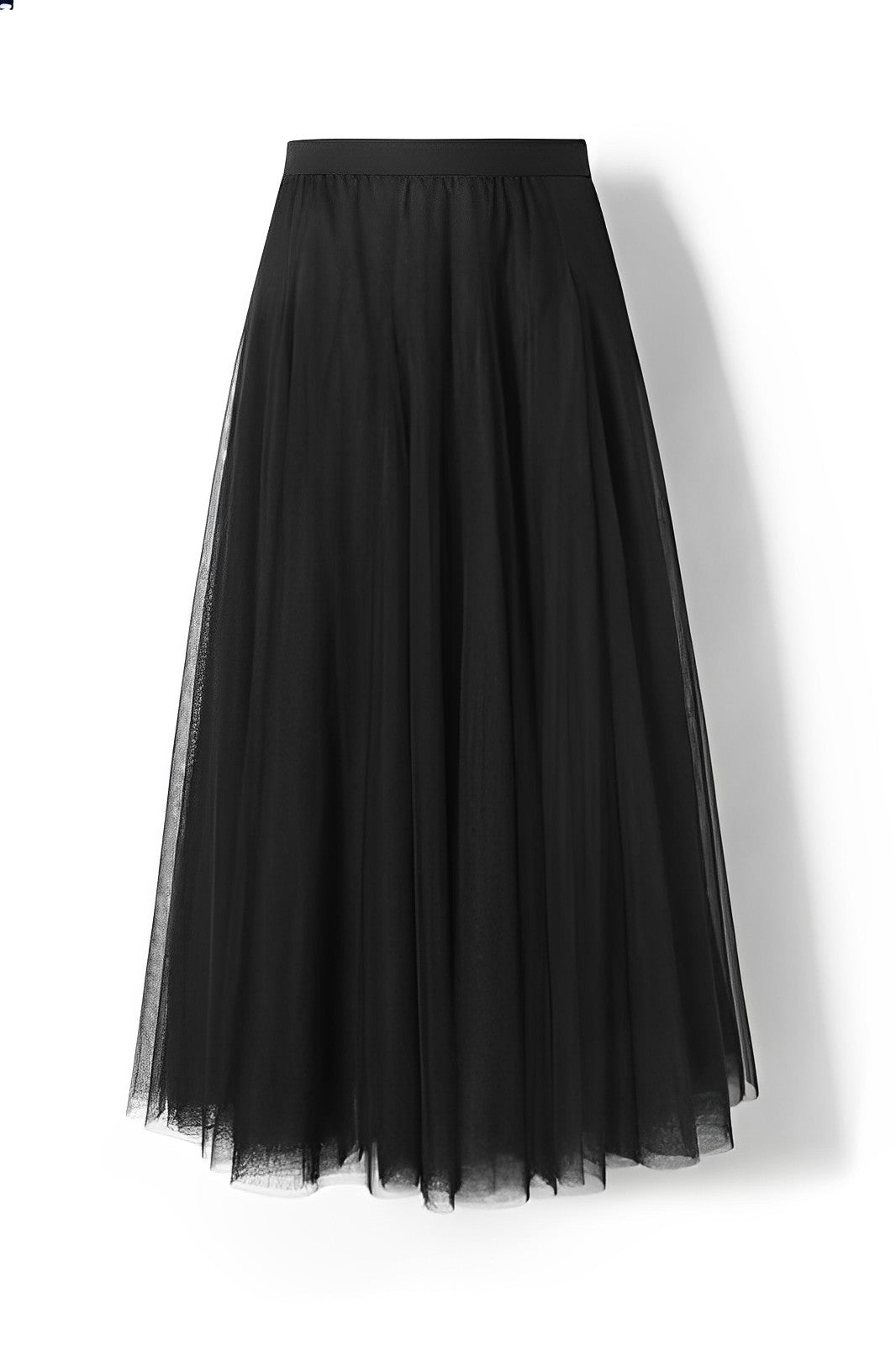 Maleah – Fustă midi pliată din material de plasă