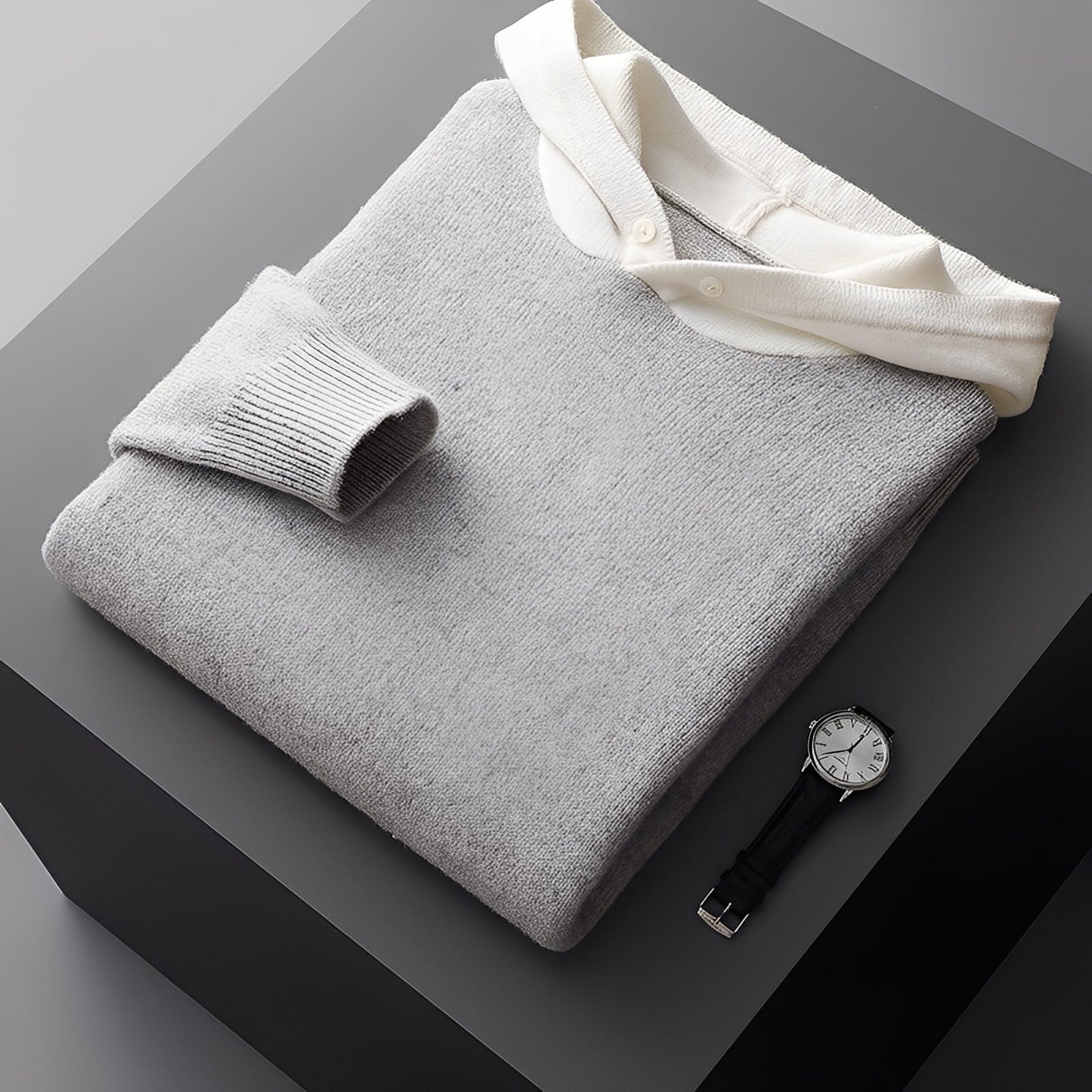 Darius - Stilou, Pulover tricotat comod pentru bărbați