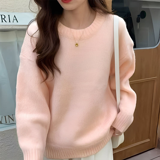 Roxanna - Pulover de damă lejer, simplu