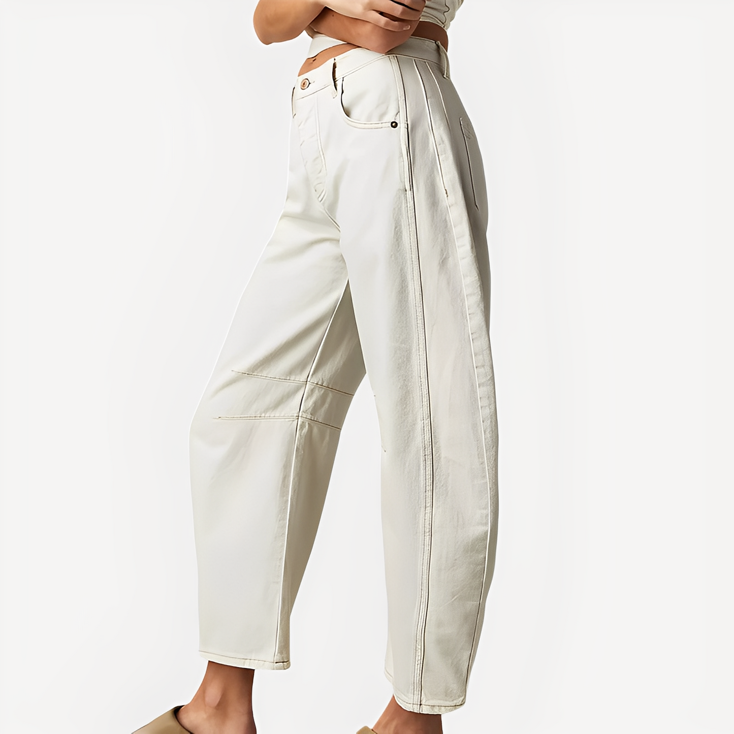 Celestine - Blugi pentru femei cu croială largă și stil clasic