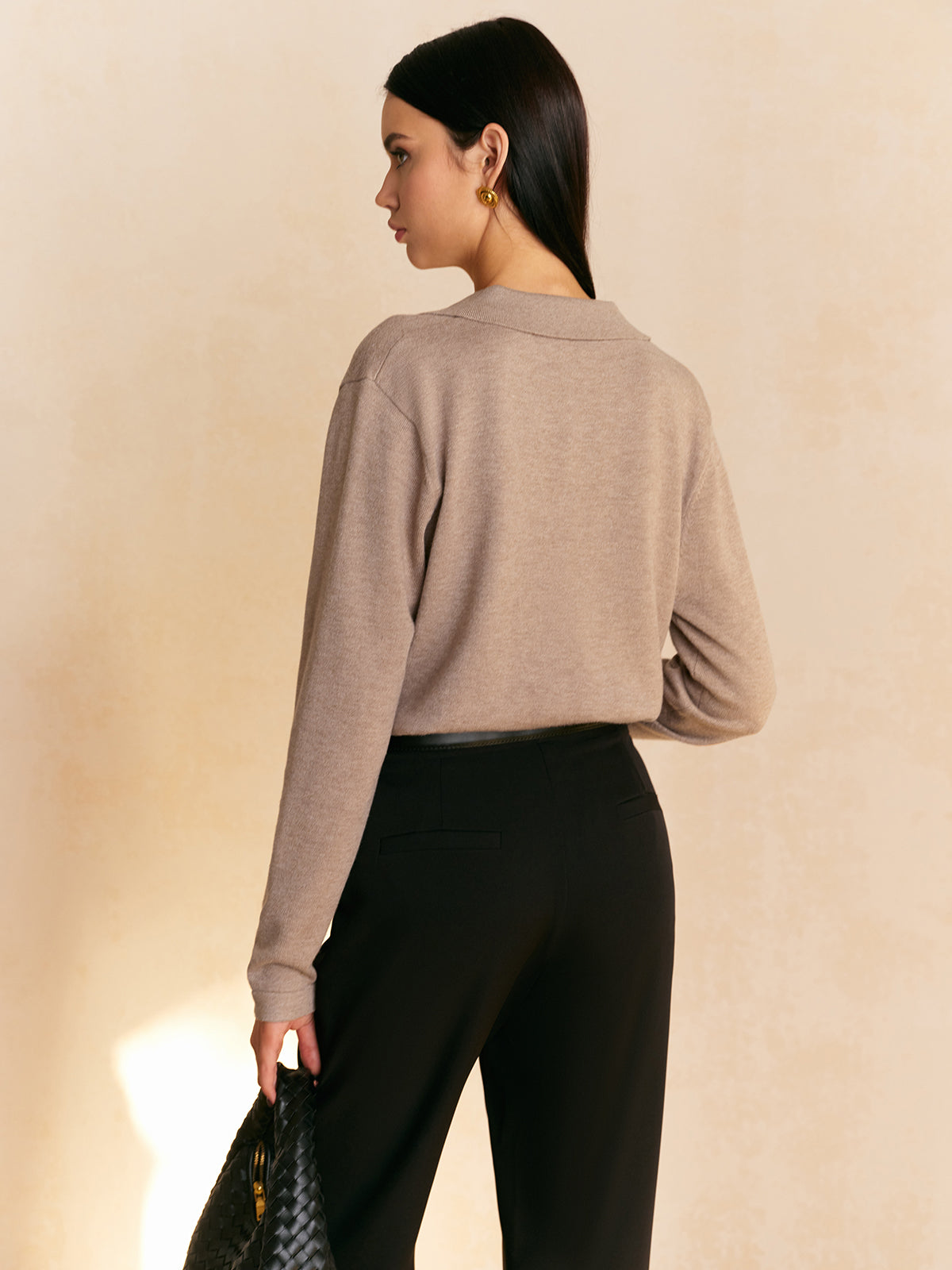 Fiona – Pullover cu guler de timp liber