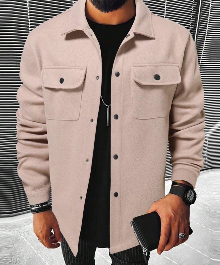 Finn – Overshirt cu Butoane pentru Bărbați