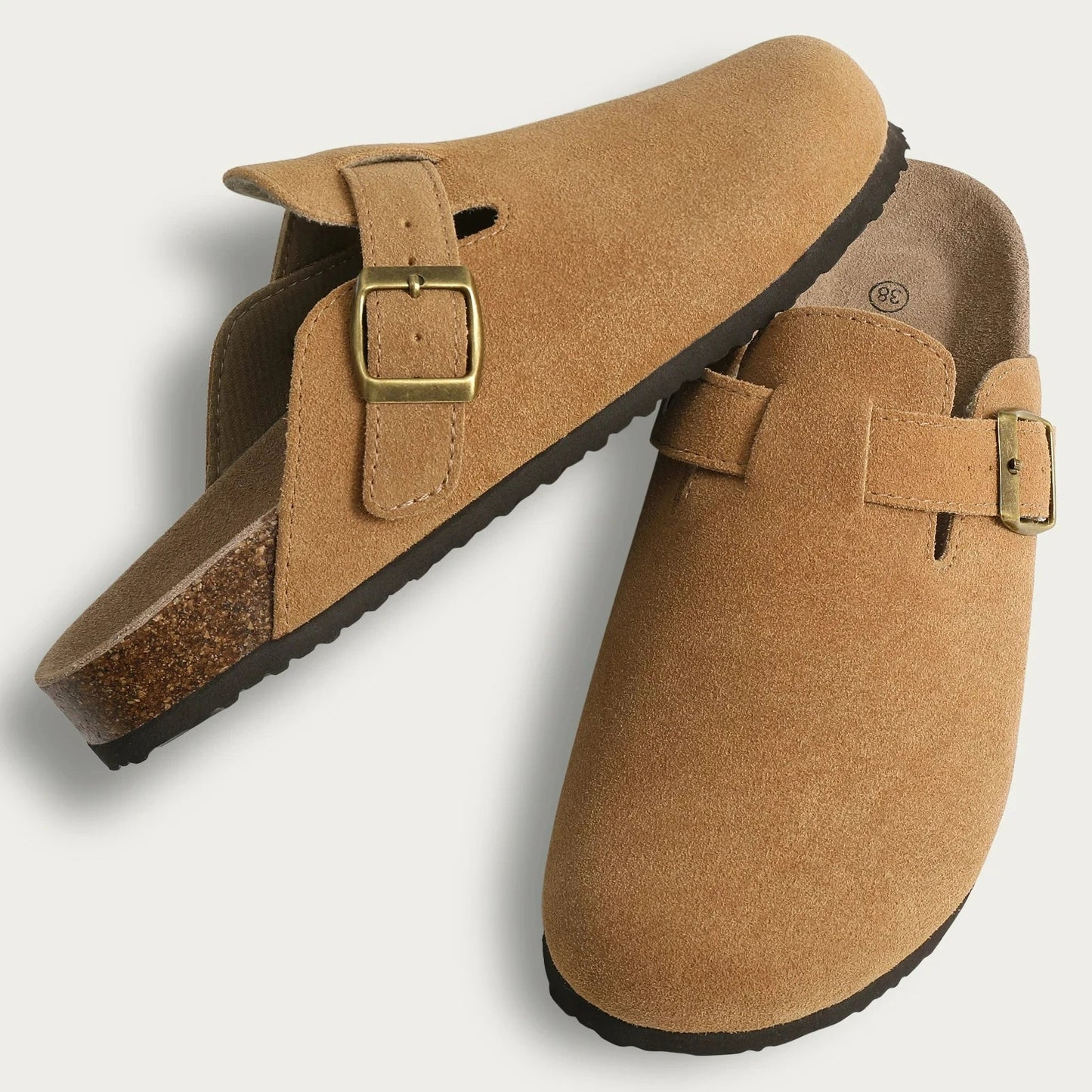 Lian – Sandale Boston din piele suede