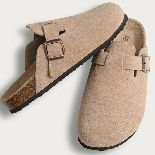 Lian – Sandale Boston din piele suede