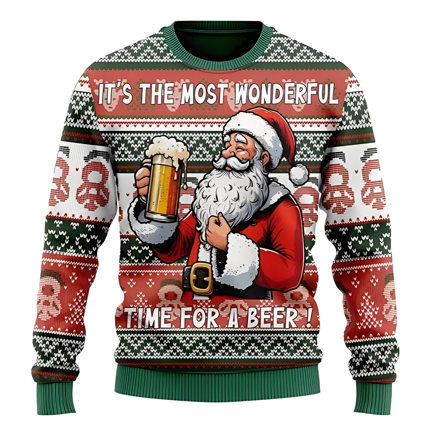 Foster - Pulover unisex de Crăciun festiv