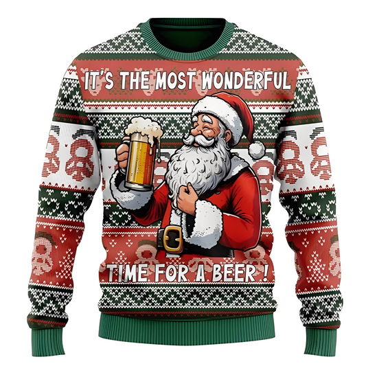 Foster - Pulover unisex de Crăciun festiv