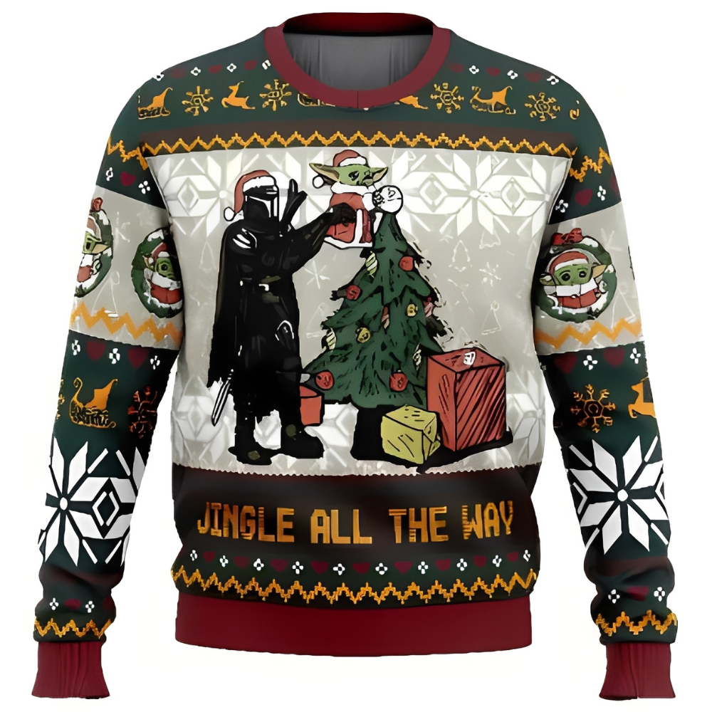 Foster - Pulover unisex de Crăciun festiv