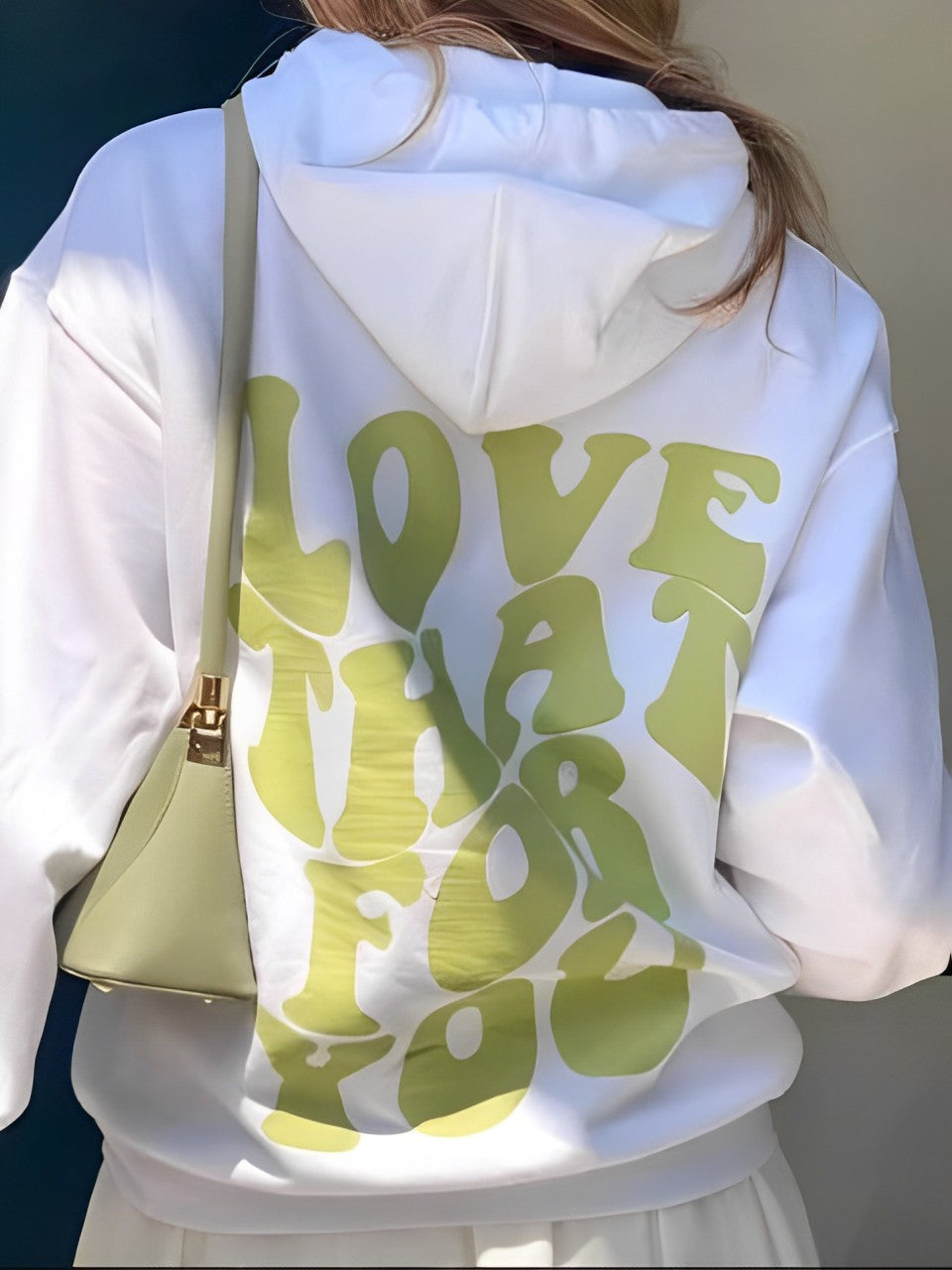 Daria – Hoodie din bumbac cu model