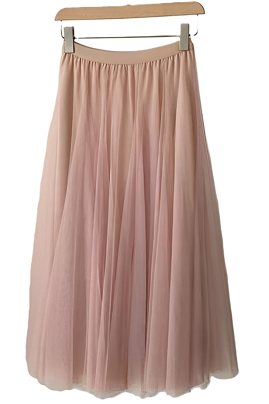 Maleah – Fustă midi pliată din material de plasă