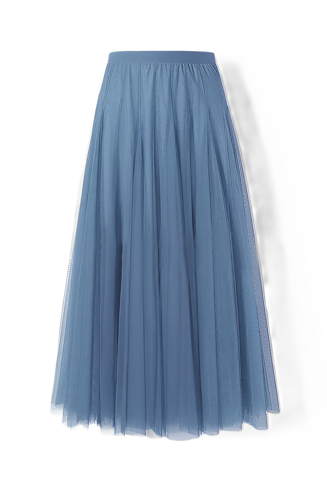 Maleah – Fustă midi pliată din material de plasă