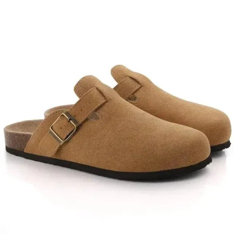 Lian – Sandale Boston din piele suede