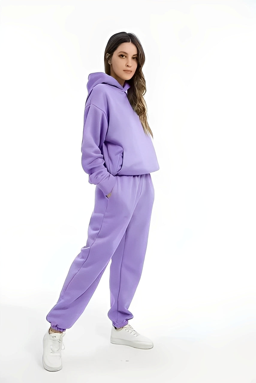 Adelia – Set de hoodie unicolor